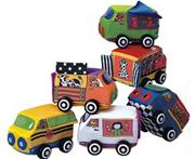 Vroom Vroom Soft Vehicles (set of 6)