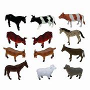 Plastic Farm Animals (set of 12)
