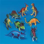 Plastic Dinos (Set/8) (set of 8)