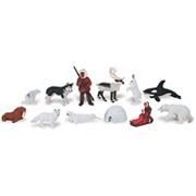 Arctic Animals Figures  (pack of 12)