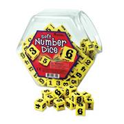 Soft Foam Number Dice, Set of 200