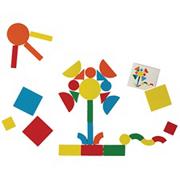 Magnetic Wooden Shape Blocks (set of 73)