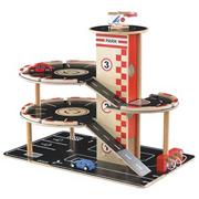 Wooden Park N' Go Garage