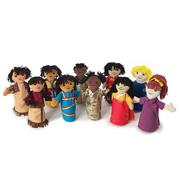 Multicultural Puppet Set (set of 10)