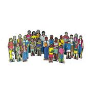 Wedgies� Multicultural Family Set (set of 24)