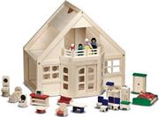 Melissa & Doug� Dollhouse and Furniture 