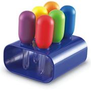 Primary Science Jumbo Eyedroppers with Stand (set of 6)