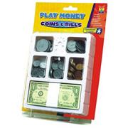 Play Money - Coins & Bills Tray