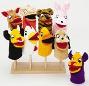 Wooden Puppet Stand