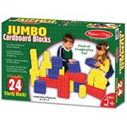 Melissa & Doug� Jumbo Cardboard Blocks   (box of 24)