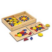 Melissa & Doug��Pattern Blocks and Boards