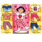 Melissa & Doug��Girl Dress-Up Mix 'n Match Peg Puzzle