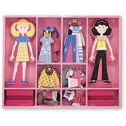 Melissa & Doug��Abby & Emma Magnetic Dress-Up Play Set (set of 60)