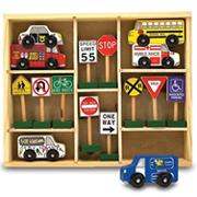 More info about Melissa & Doug® Wooden Vehicles & Traffic Signs Melissa & Doug® Wooden Vehicles & Traffic Signs
