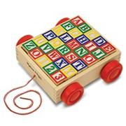 Melissa & Doug� Classic ABC Block Cart