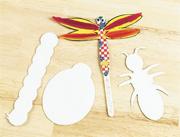 Precut Cardboard Shapes Small - Insects  (pack of 24)