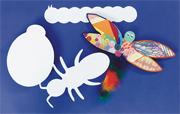 Precut Cardboard Shapes Large - Insects  (pack of 24)