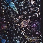 Holographic Sparkle Soft-Scratch Glitter Board, 8-1/2"x11"  (pack of 30)