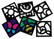 Junior Stained Glass Frames  (pack of 24)