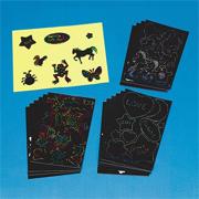 Scratch-Art� Stickers  (pack of 160)