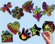 Scratch-Art� Creative Shapes (pack of 50)
