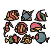 Tropical Fish Stained Glass Frames (pack of 24)