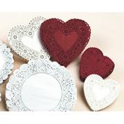 6-1/2" Round Shaped Doilies - White  (pack of 100)