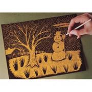 Scratch-Art� Solid Color Paper, 8-1/2"x11"   (pack of 12)