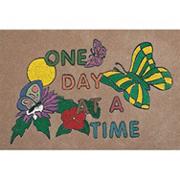 Decorative Mat -  "One Day At A Time"
