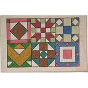 Decorative Mat - Antique Quilt Blocks