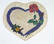 Decorative Mat - Rose Heart
