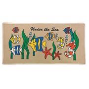 Sealife Bedside Carpet Runner