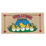 Welcome Peeps Bedside Carpet Runner