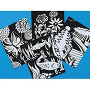 Velvet Art Posters, 8"x10" - Sea and Floral  (pack of 12)