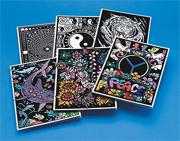 Velvet Art Folders  (pack of 6)
