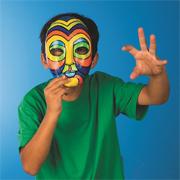 Paper Mache Mask  (pack of 12)