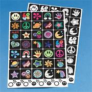 Velvet Art Stickers (pack of 12)