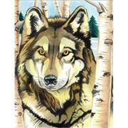 Wolf Pencil-by-Number