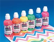 Tempera Paint Marker Set - Fluorescent Colors  (pack of 6)