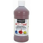 Sargent Art� Washable Tempera Paint, 16 oz., Brown