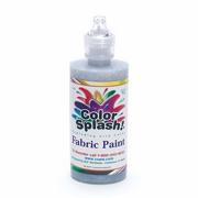 Color Splash!��Dimensional Fabric Paint 4 oz., Glitter Silver