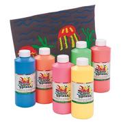 16-oz. Color Splash!� Fluorescent Paint Liquid Tempera  (pack of 6)
