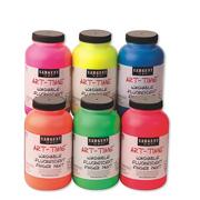 Sargent Art��16-oz. Washable Fluorescent Finger Paint  (pack of 6)