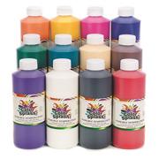 Color Splash!� Washable Tempera Paint, 16 oz. (set of 12)