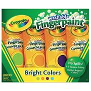 Crayola� Finger Paint, Secondary Colors 4 oz. (set of 4)