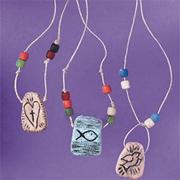 Testament Tablet Necklace Craft Kit  (makes 36)
