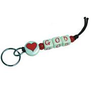 "Love God" Beaded Key Chains Craft Kit (makes 12)