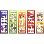 Fruits and Vegetables By Color Posters (set of 5)