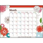 Go Write!� Dry-Erase Calendar, Bunches of Blooms