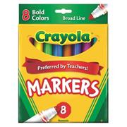 Crayola��Classic Markers, Bold Colors  (box of 8)